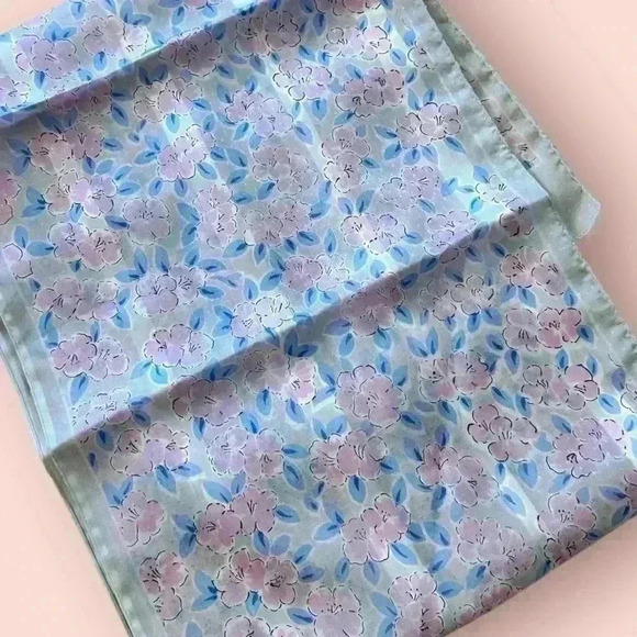 Vintage tres-elle Made in Italy Womens Lightweight Scarf Floral - Picture 1 of 7